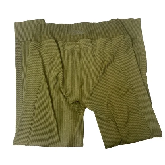 Pink Active Green Large Corduroy Pants - Picture 3 of 5